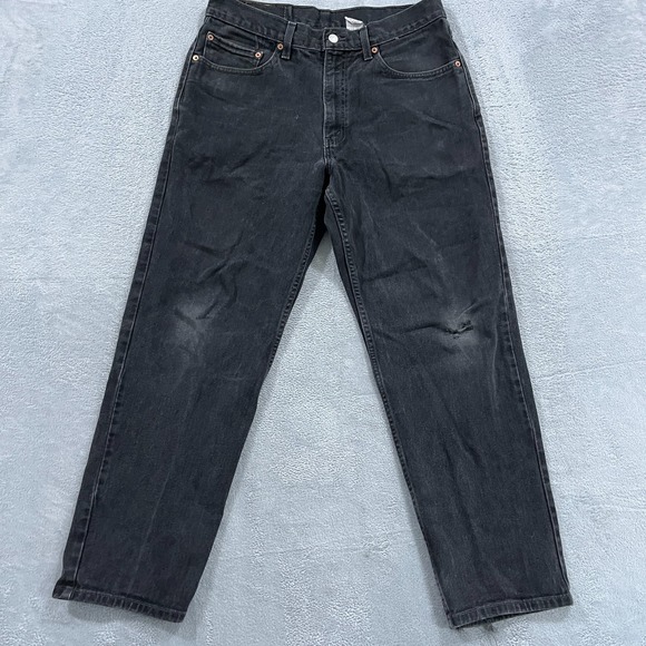 Levis 550 Jeans Men 32x30* 90s Relaxed Fit Blank Tab Vintage Y2K Distressed - Picture 1 of 11